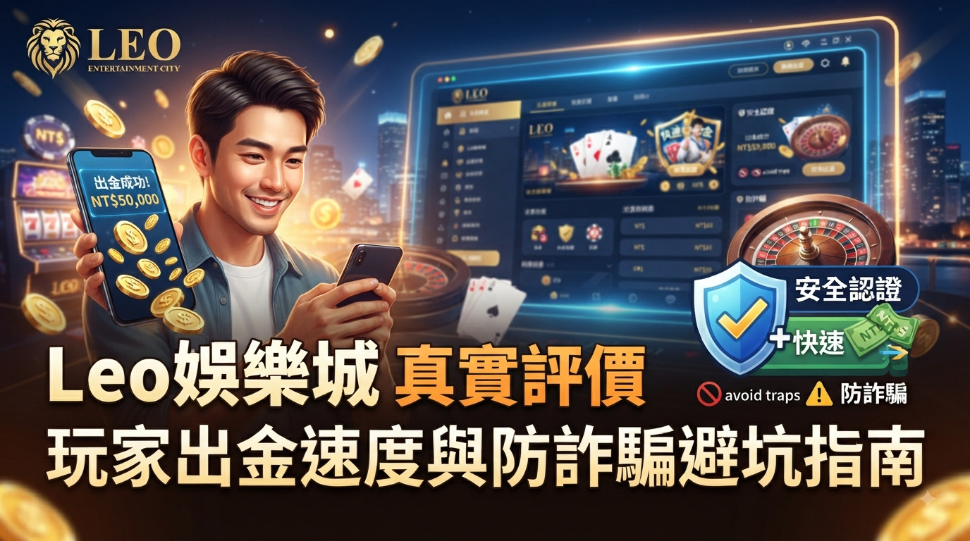 Leo娛樂城真實評價：玩家出金速度與防詐騙避坑指南